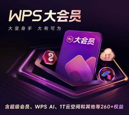 超级会员 + AI + 1T 云盘：WPS 大会员 35 → 5.6 元 / 月破冰新低（含B站）