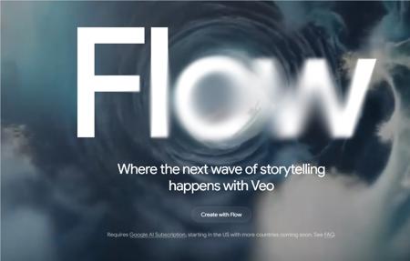 谷歌发布Flow AI剪辑工具：Veo3 与Imagen4 驱动、镜头控制与场景扩展