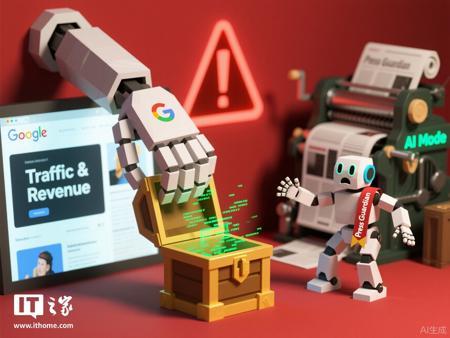 谷歌搜索 AI Mode 上线，出版商怒斥其“盗窃流量和收入”