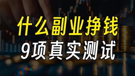 哪种副业真能挣到钱？9种副业真实测试，第5项结果令人意外！