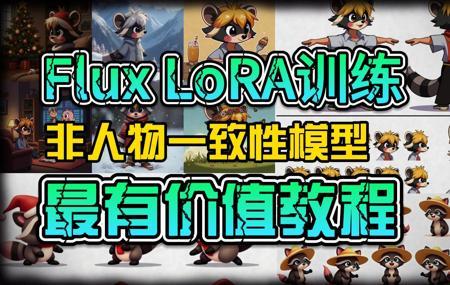 [ComfyUI]呕心沥血LoRA训练教程，角色，风格，动物等各种一致性LoRA训练教程