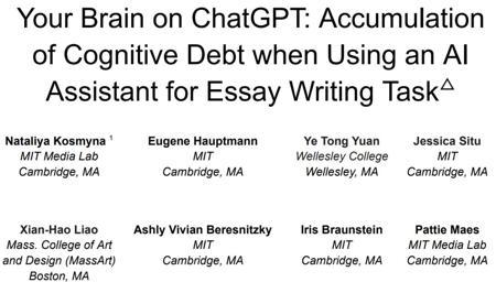 ChatGPT上瘾，大脑萎缩47%，MIT祭出206页92图超长报告