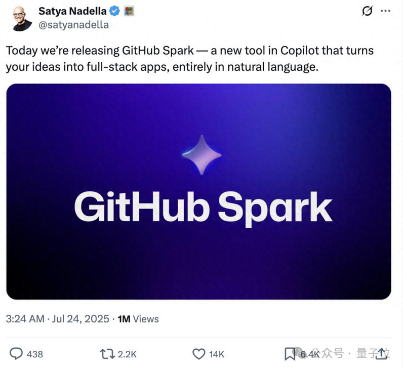 GitHub官方版AI IDE公测！用自然语言写App，全栈应用1分钟生成