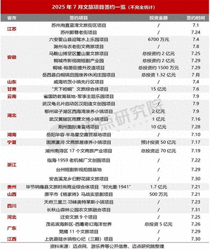 2025年7月中国文旅集团发展报告