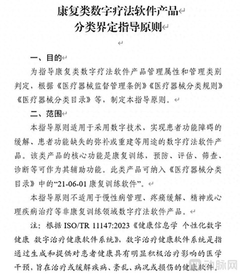 数字疗法迎来重大里程碑，首个监管政策发布