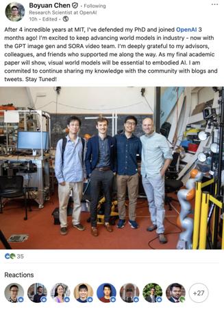 来自MIT最强AI实验室：OpenAI天才华人研究员博士毕业了