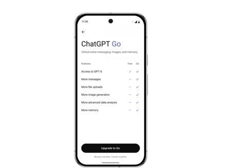 OpenAI ChatGPT Go套餐全面进军亚洲！每月不到5美元